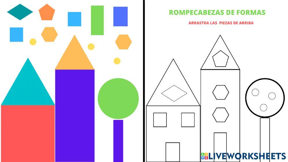 Rompecabezas de formas