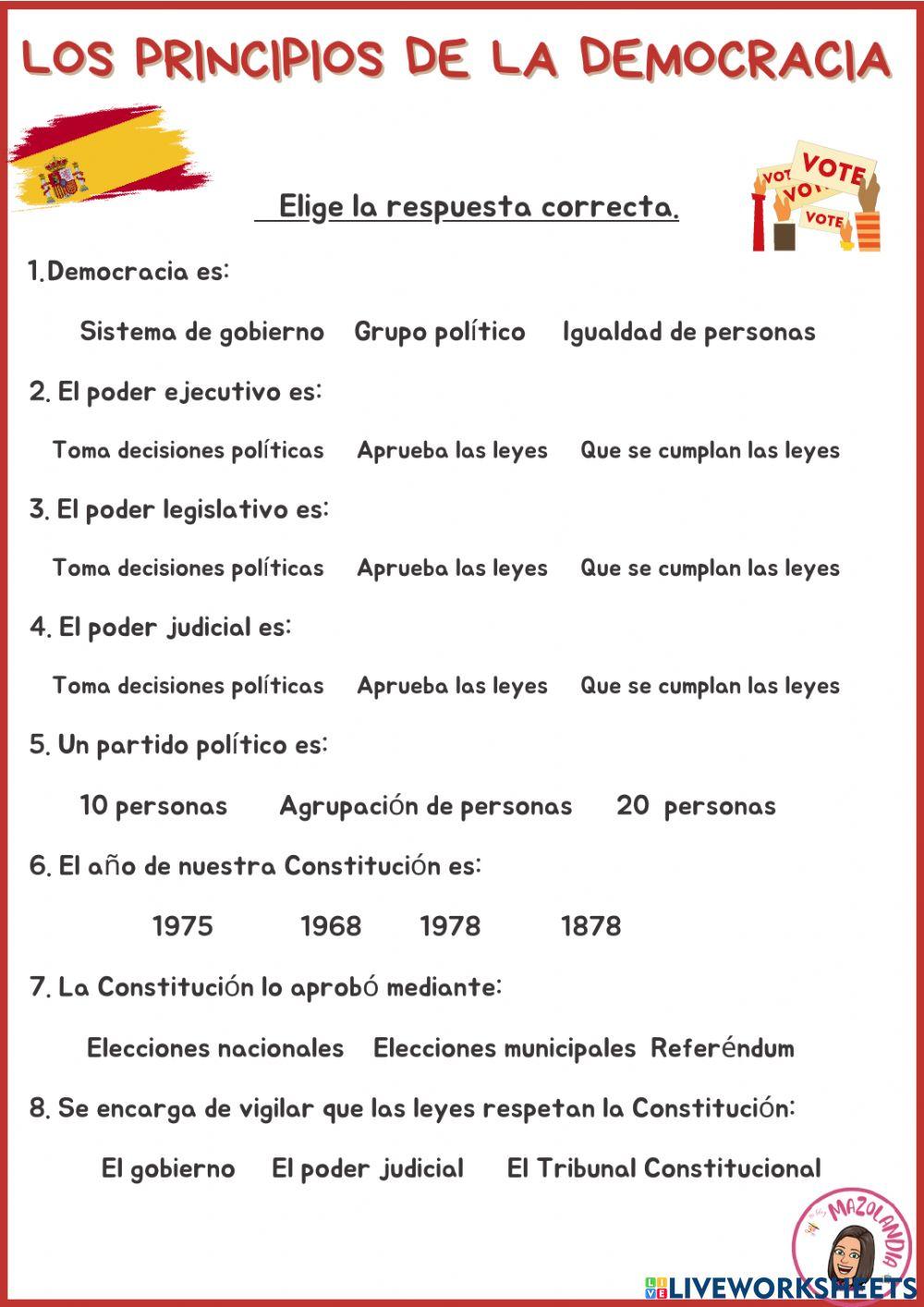 El gobierno de españa