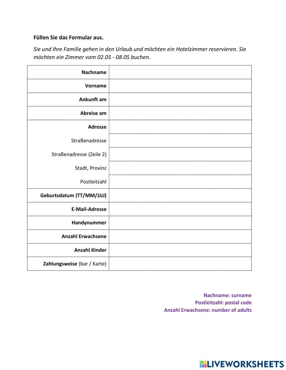 Hotelzimmer selbst reservieren