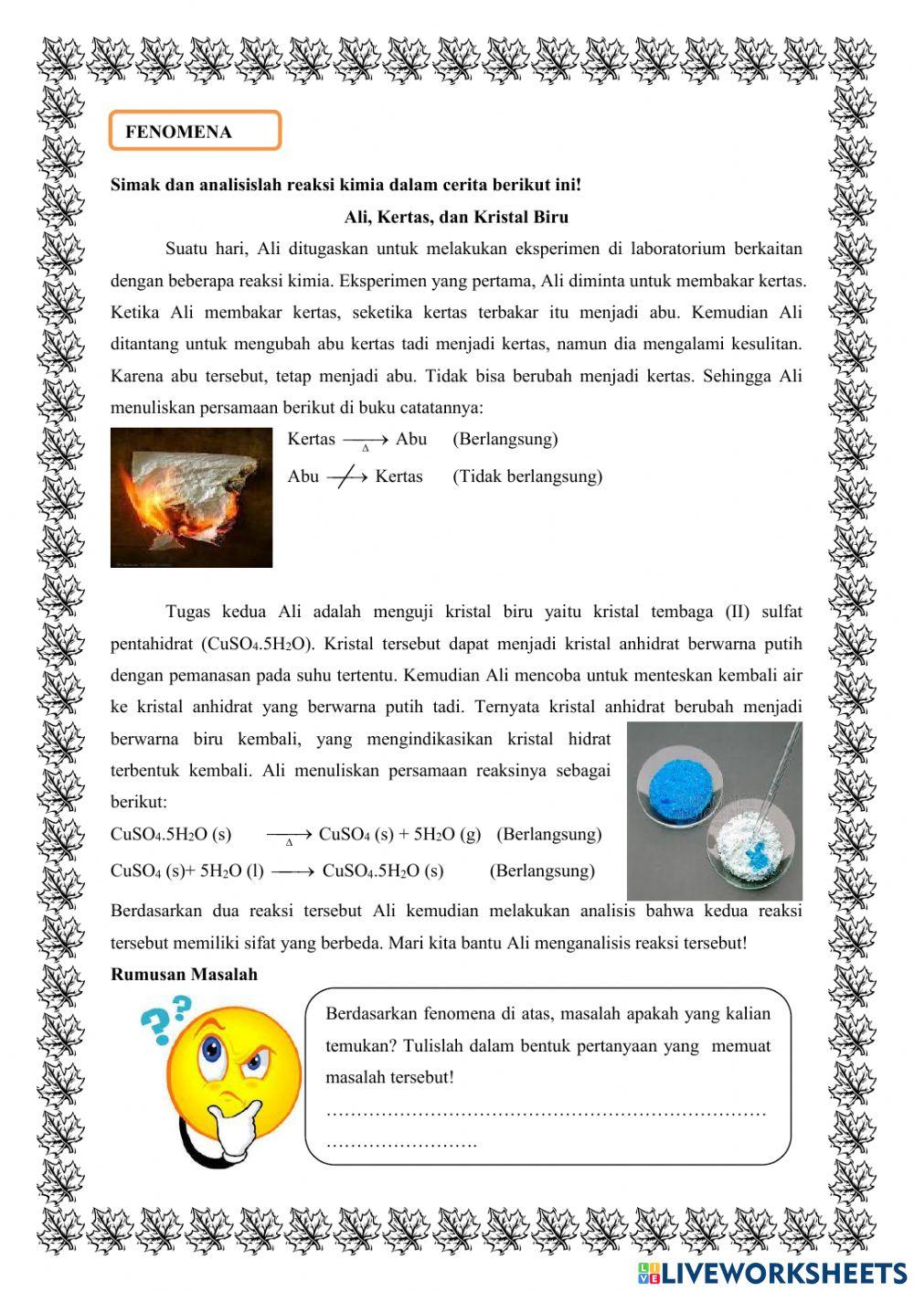 Lk Kesetimbangan kimia