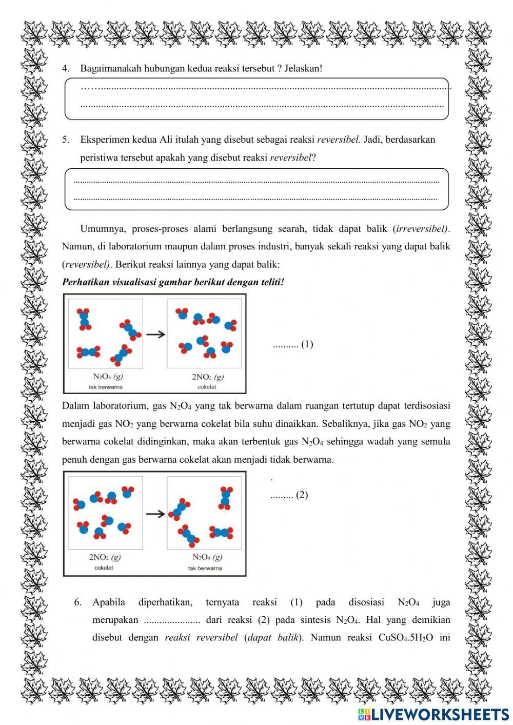 Lk Kesetimbangan kimia