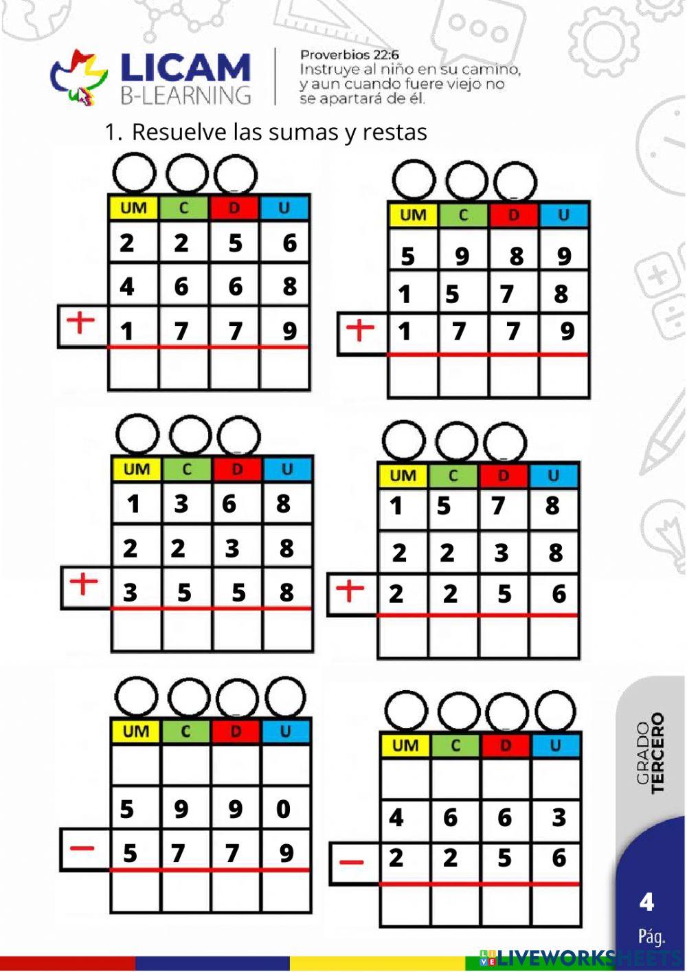 Operaciones básicas