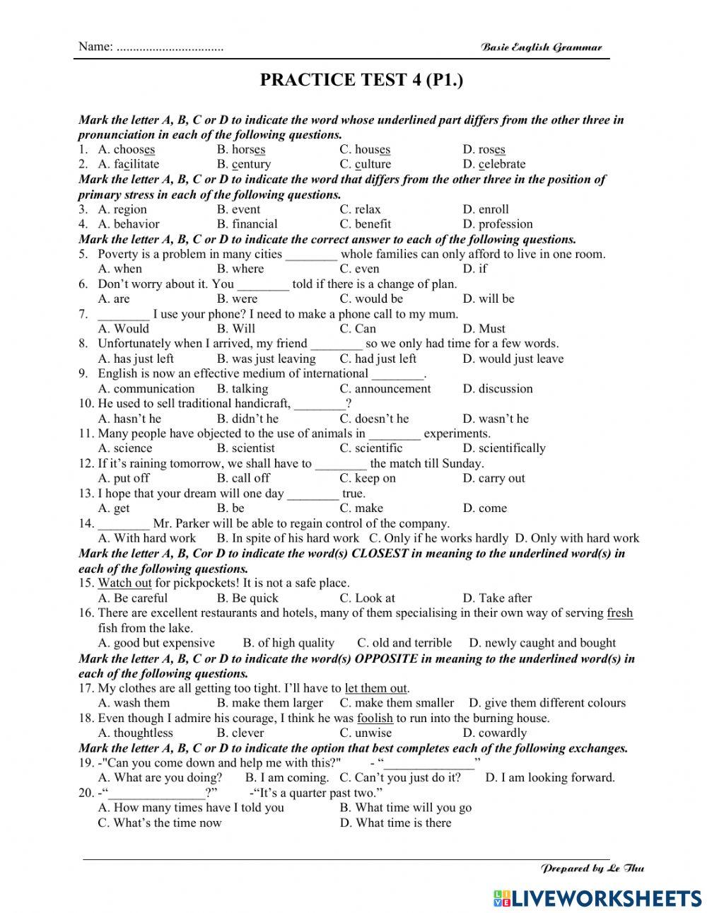 Lesson 26 - 2k8 - Word Stress Rule-1