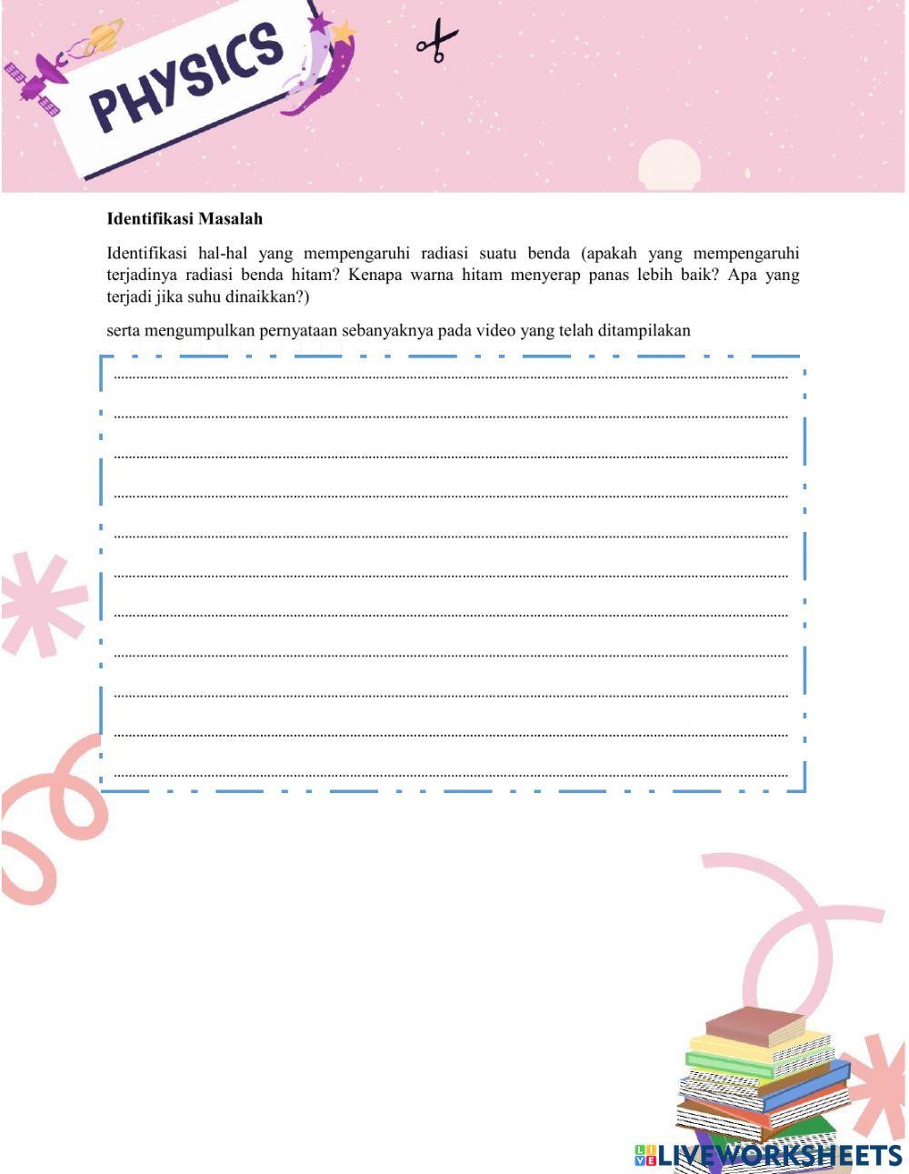 LKPD Radiasi Benda Hitam