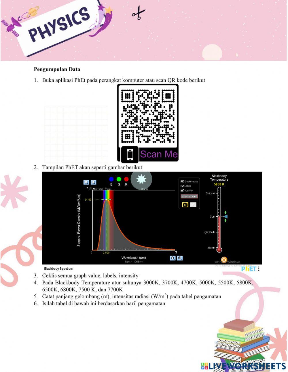 LKPD Radiasi Benda Hitam
