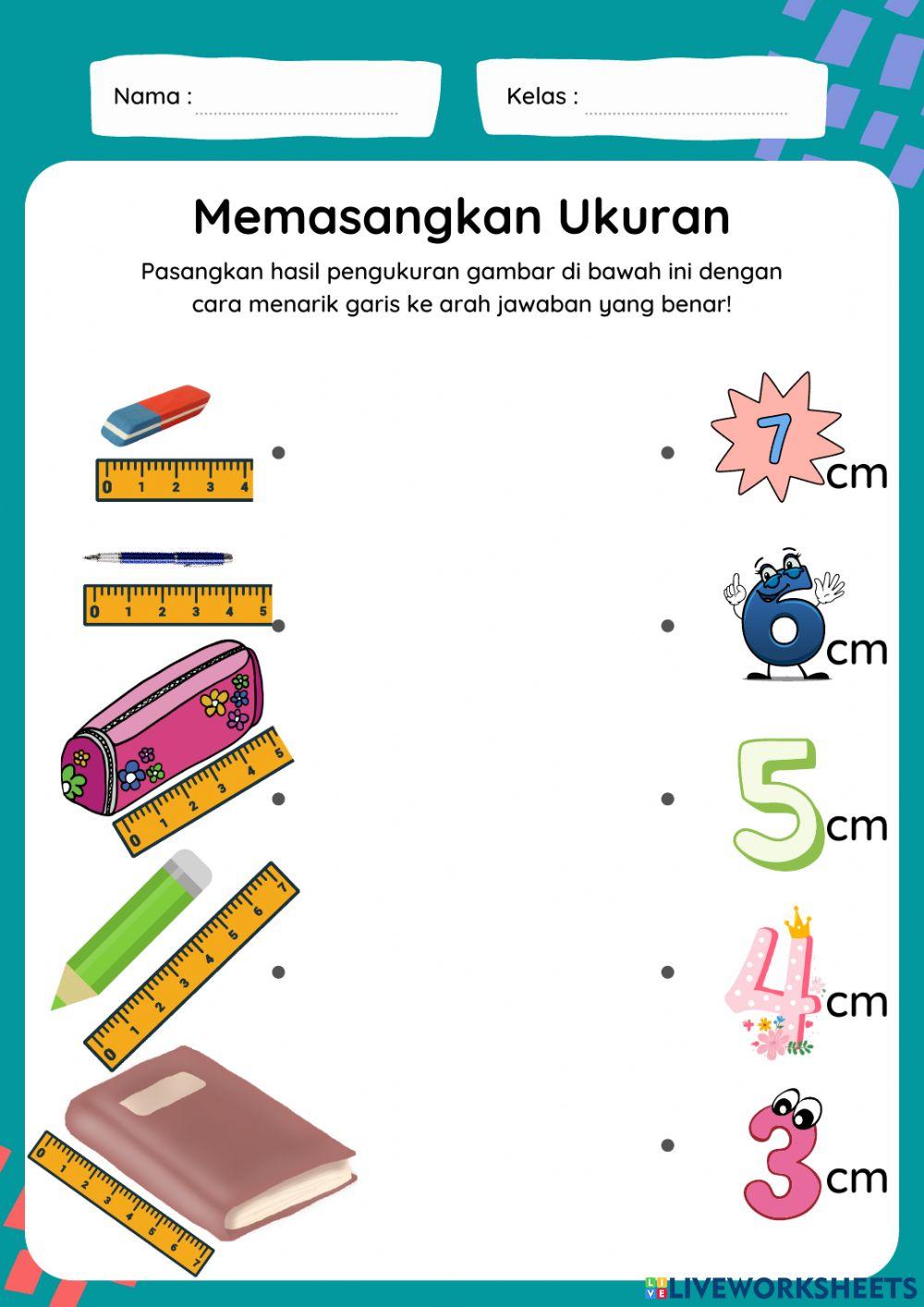 Mengukur Panjang: Contoh Soal SD Kelas 2 Mengukur Panjang: Contoh Soal SD Kelas 2