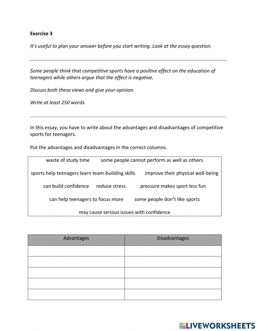 IE2, Unit 5, Writing, Exercise 3