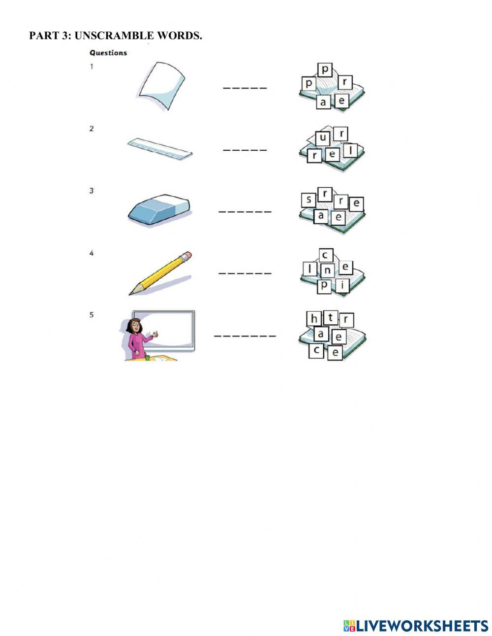 Starters-Practice 12
