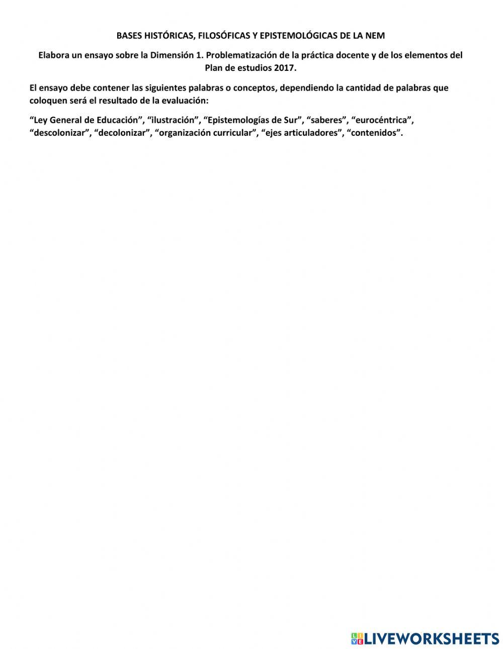 Bases históricas, filosóficas y epistemológicas de la NEM 3