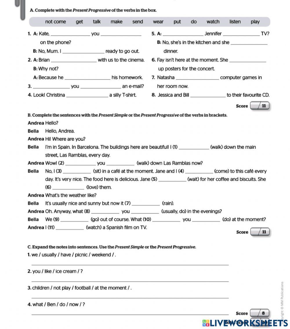 Full Blast 5 + grammar test unit 6