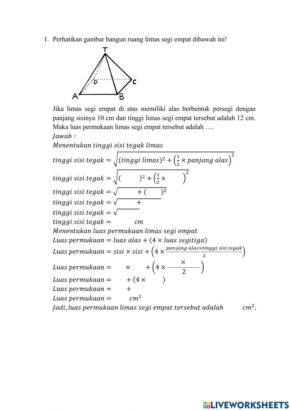 LKPD Limas Segi Empat
