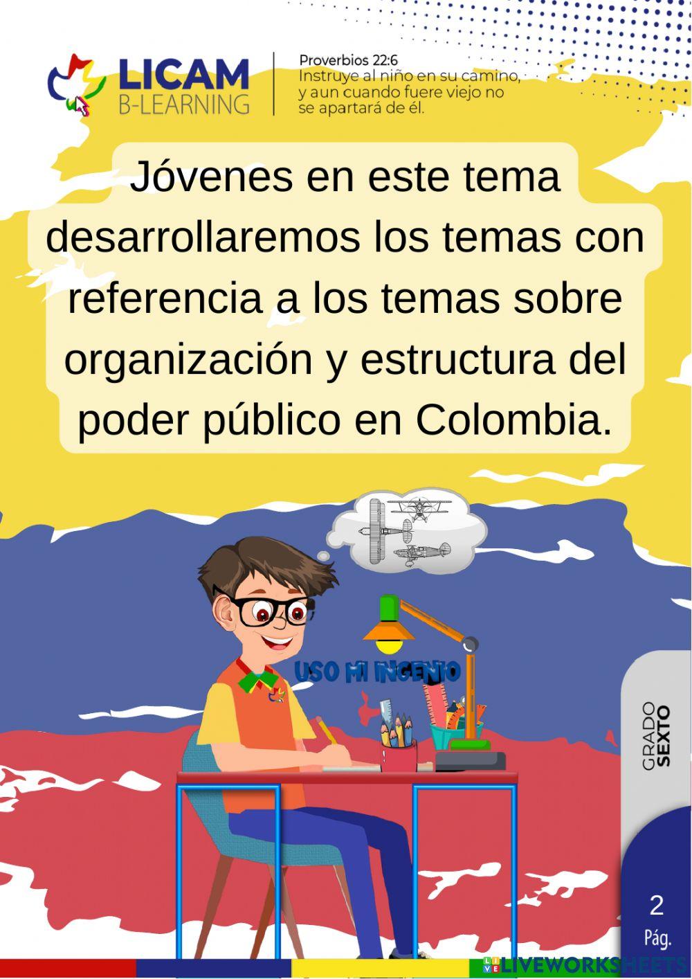 Organización y estructura del poder público