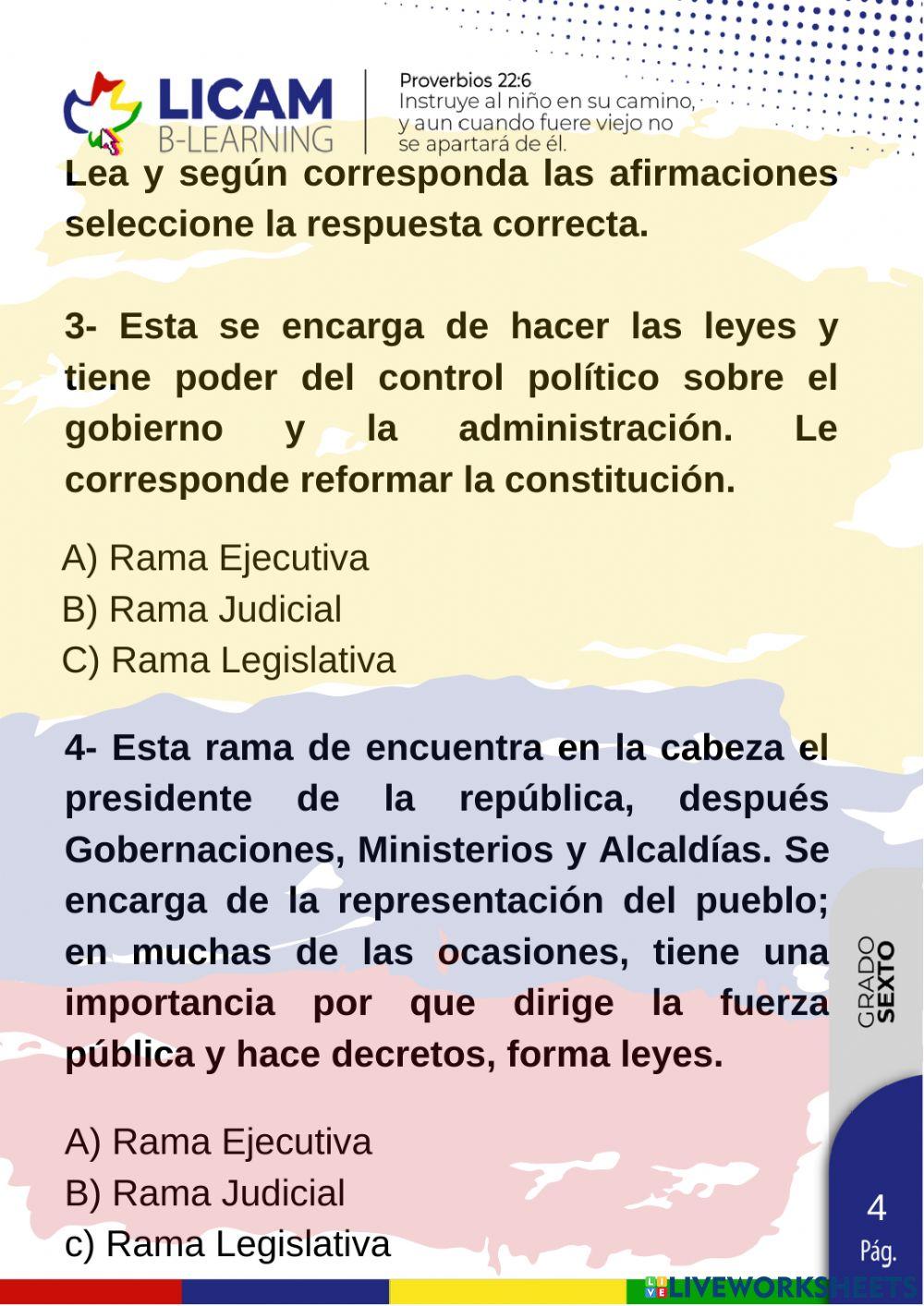 Organización y estructura del poder público