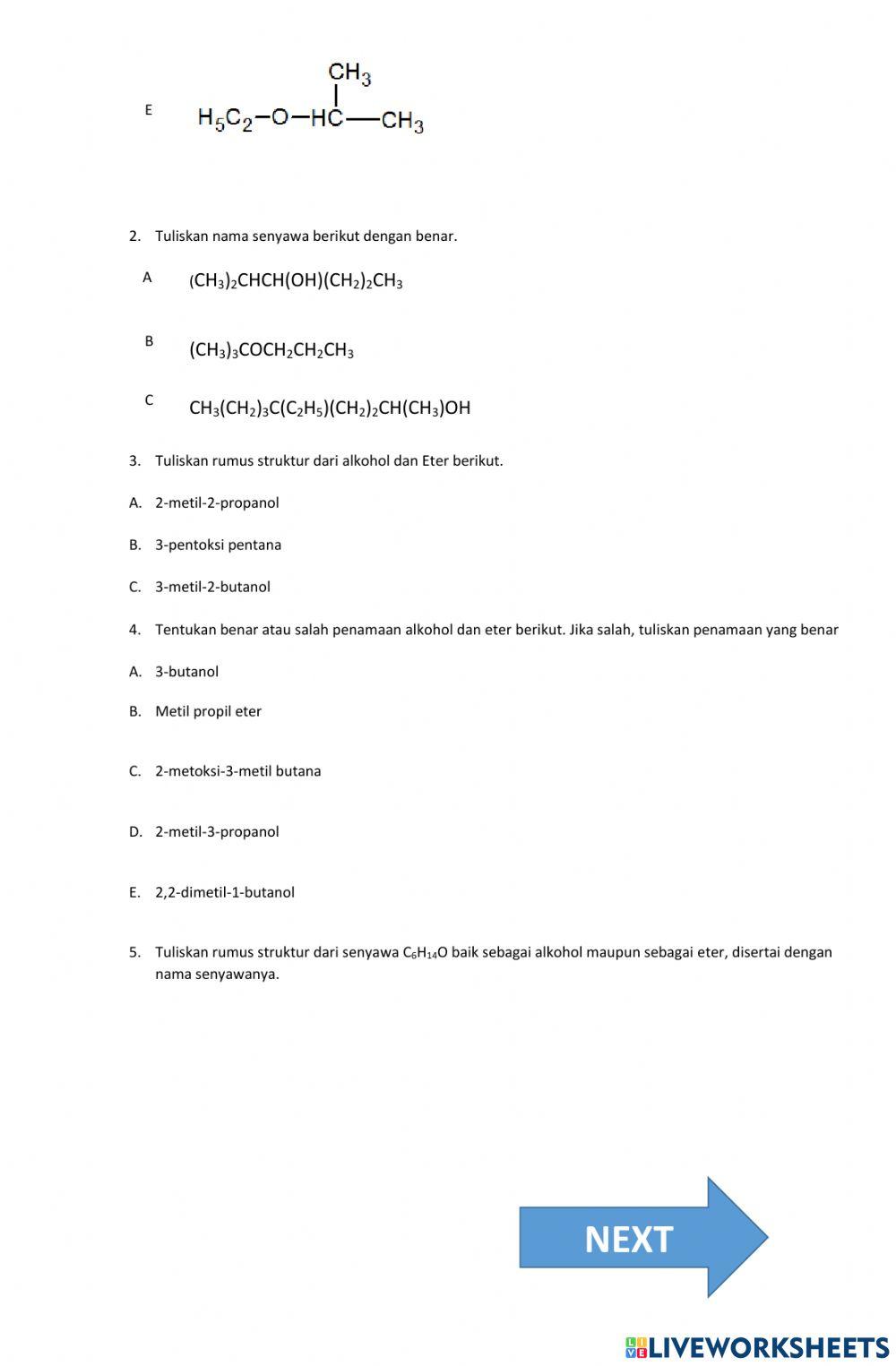 LKPD 2 Senyawa Turunan Alkana Part 2 Alkohol dan Eter