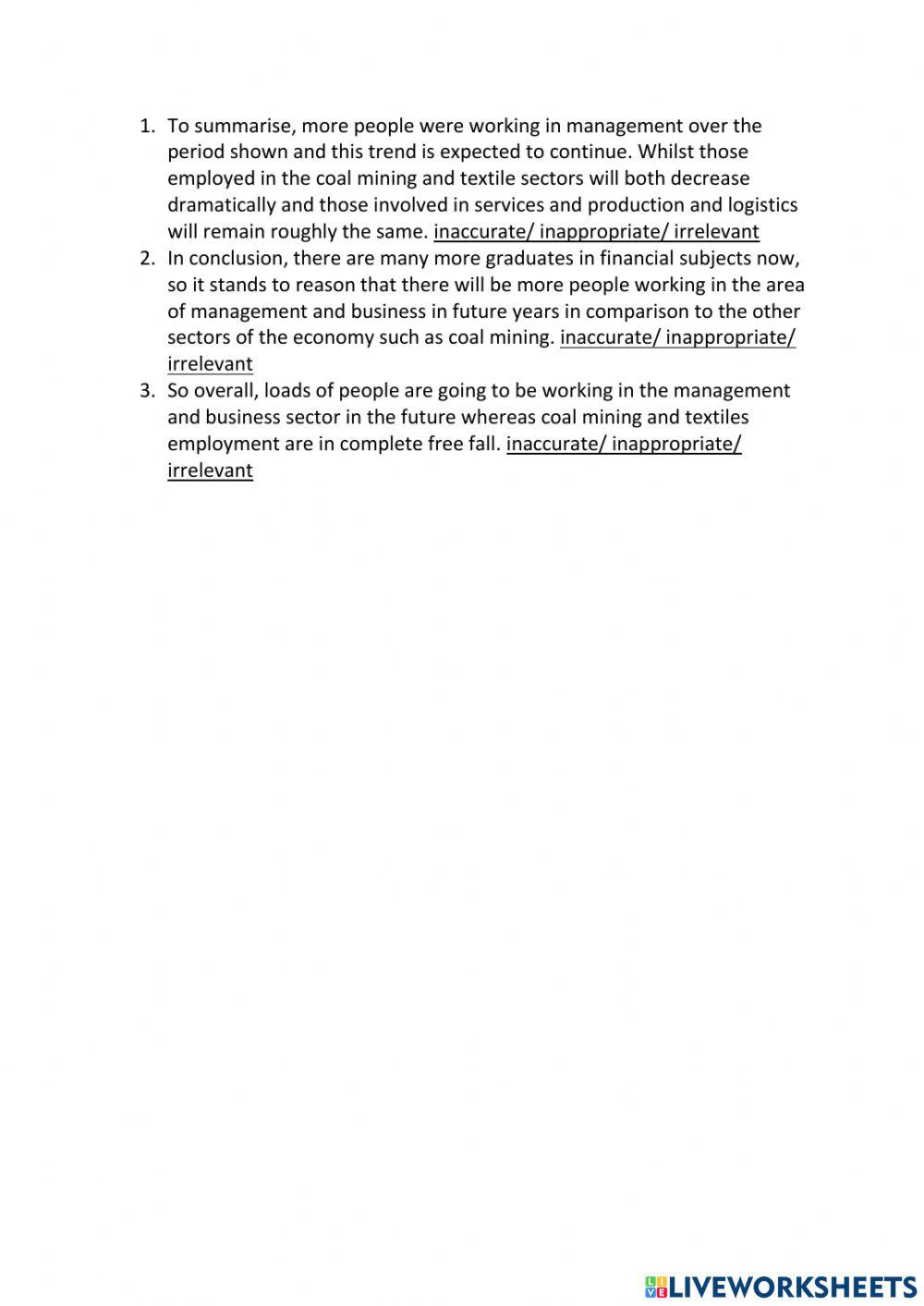 IE3, Unit 5, Writing, Exercise 9