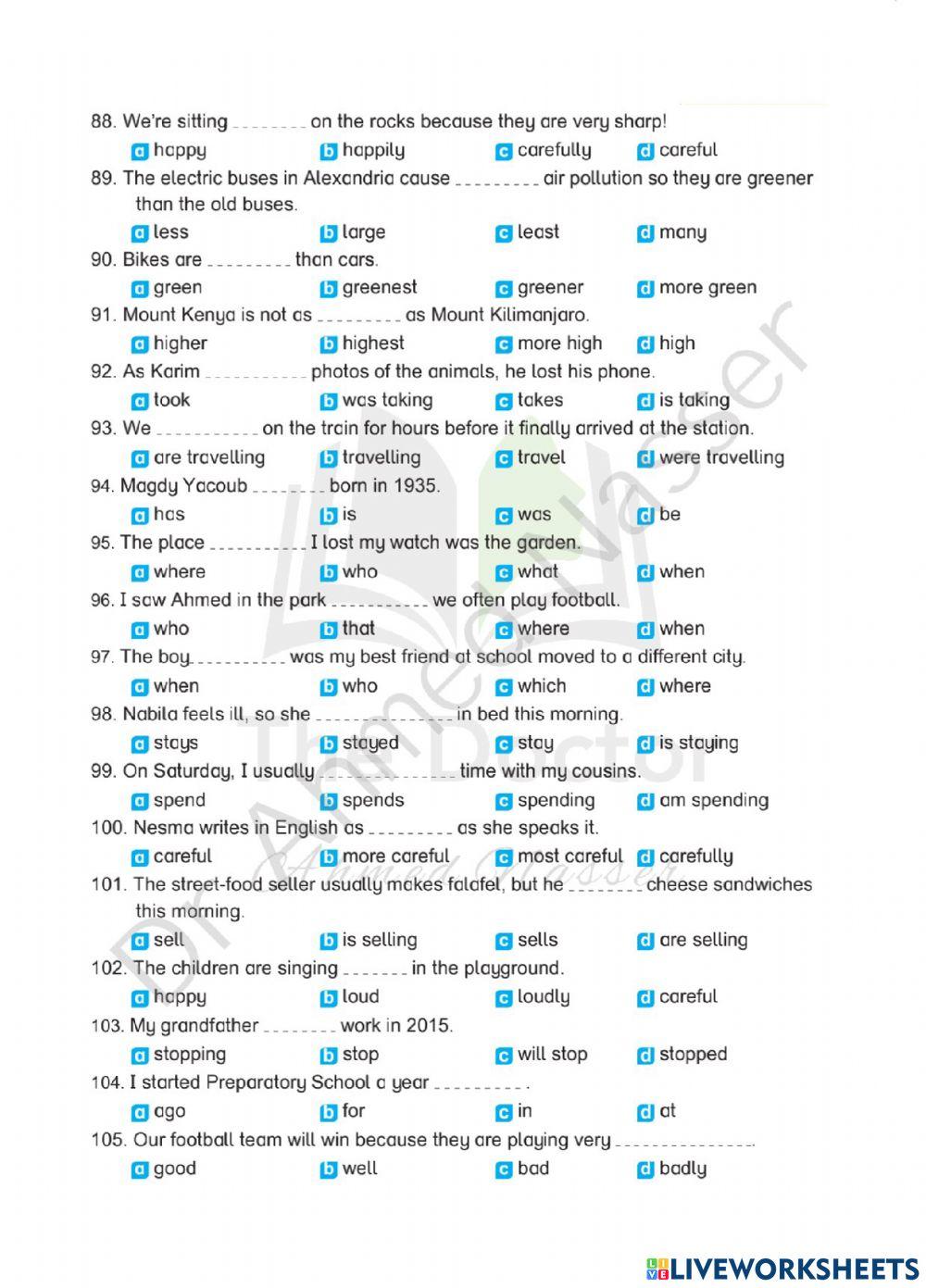 Fench Final Revision