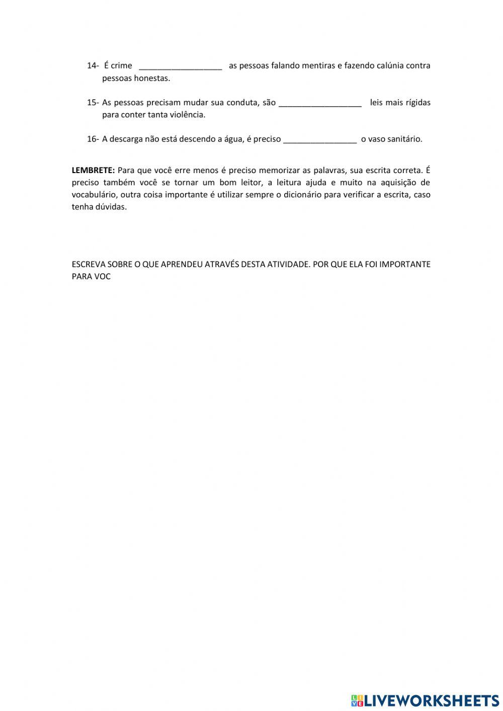 Ortografia de palavras