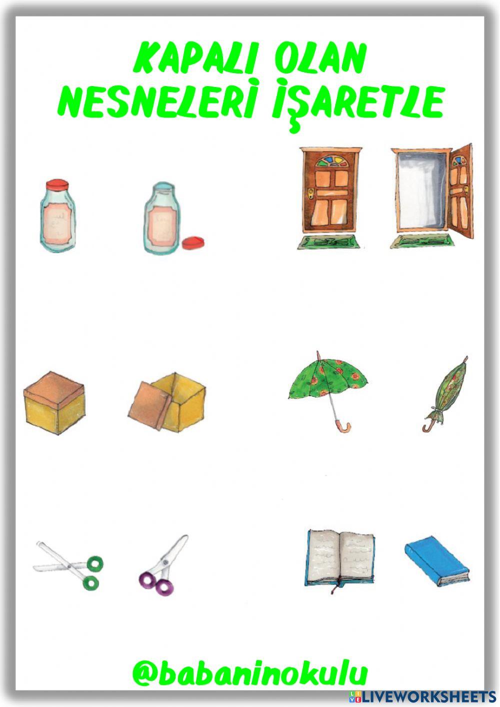AÇIK - KAPALI AÇIK - KAPALI