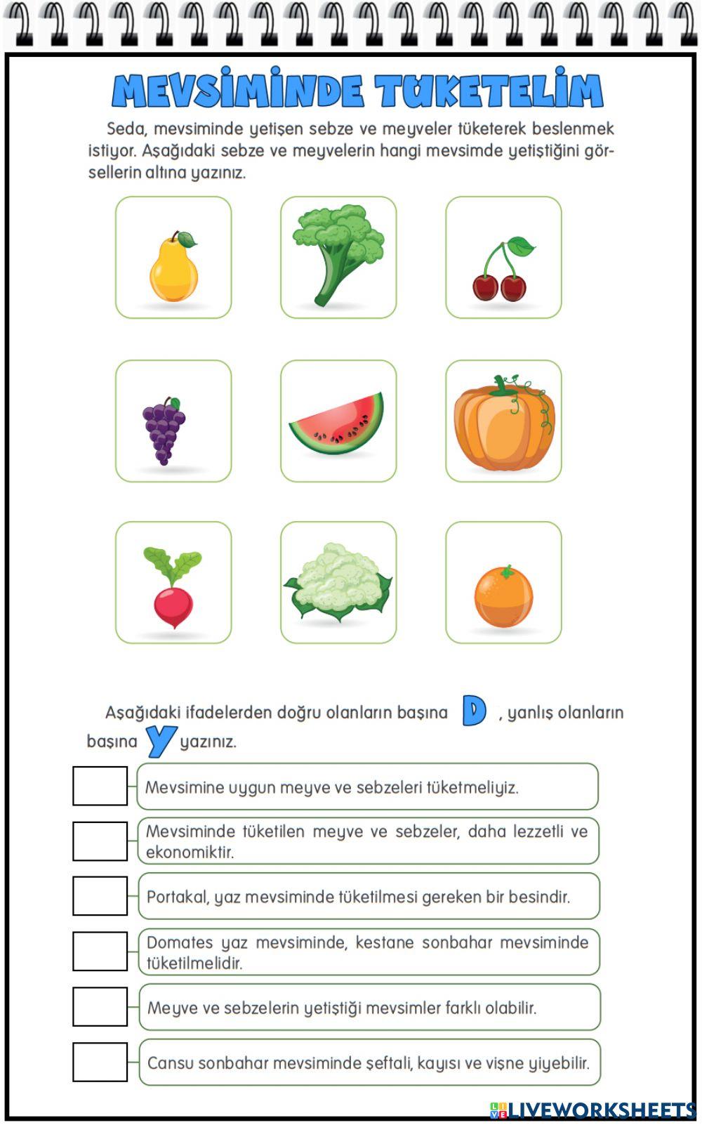 Mevsiminde Tüketelim