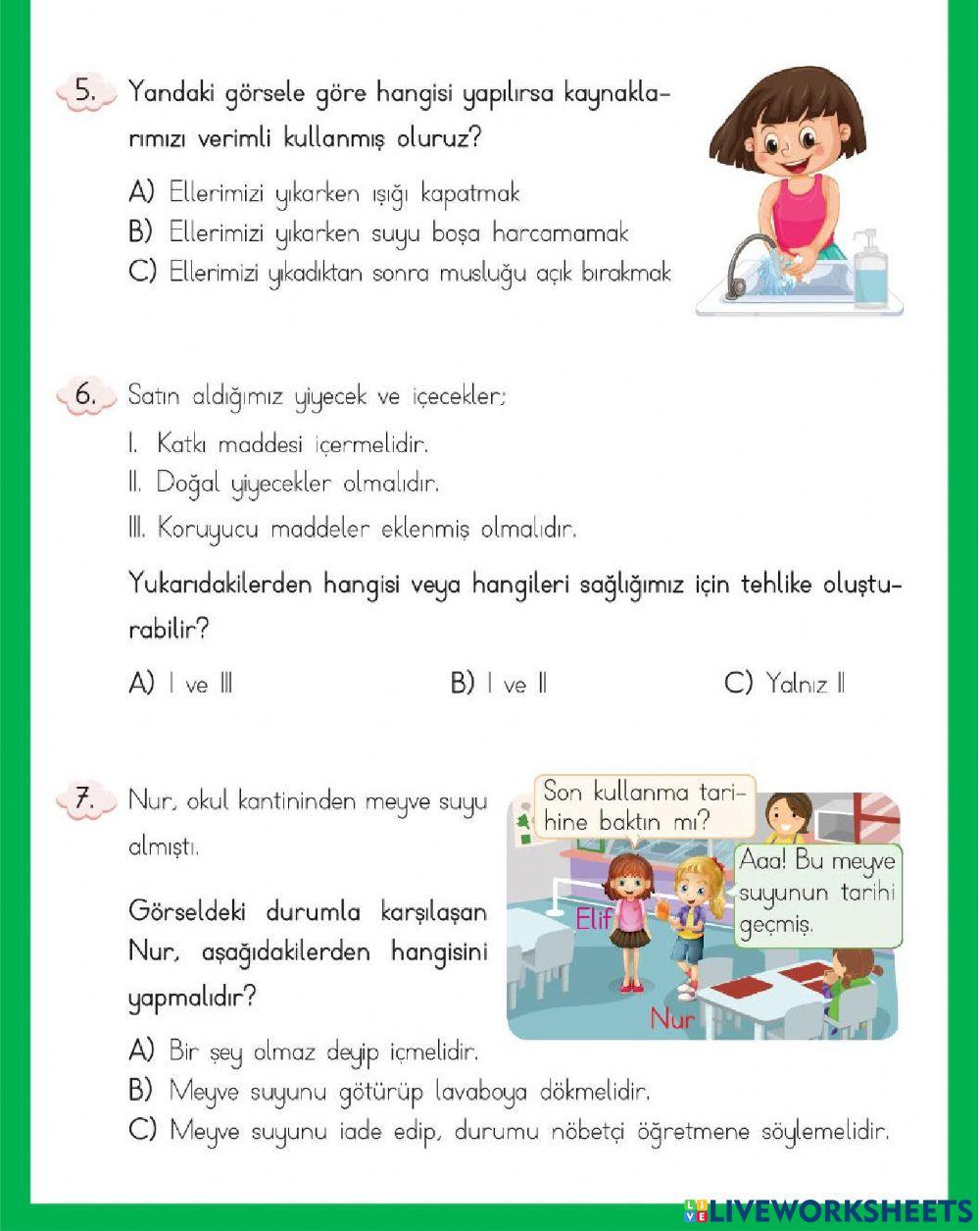 Test-Sağlıklı Hayat