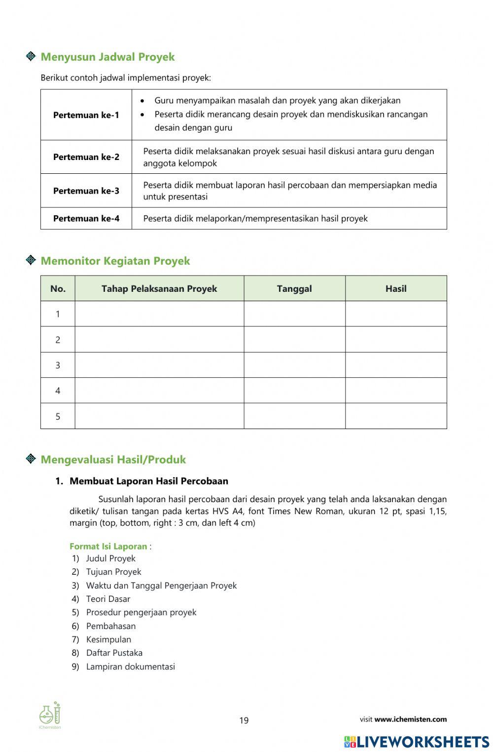 LKPD Asam Karboksilat Ester (PBL - iChemisten)