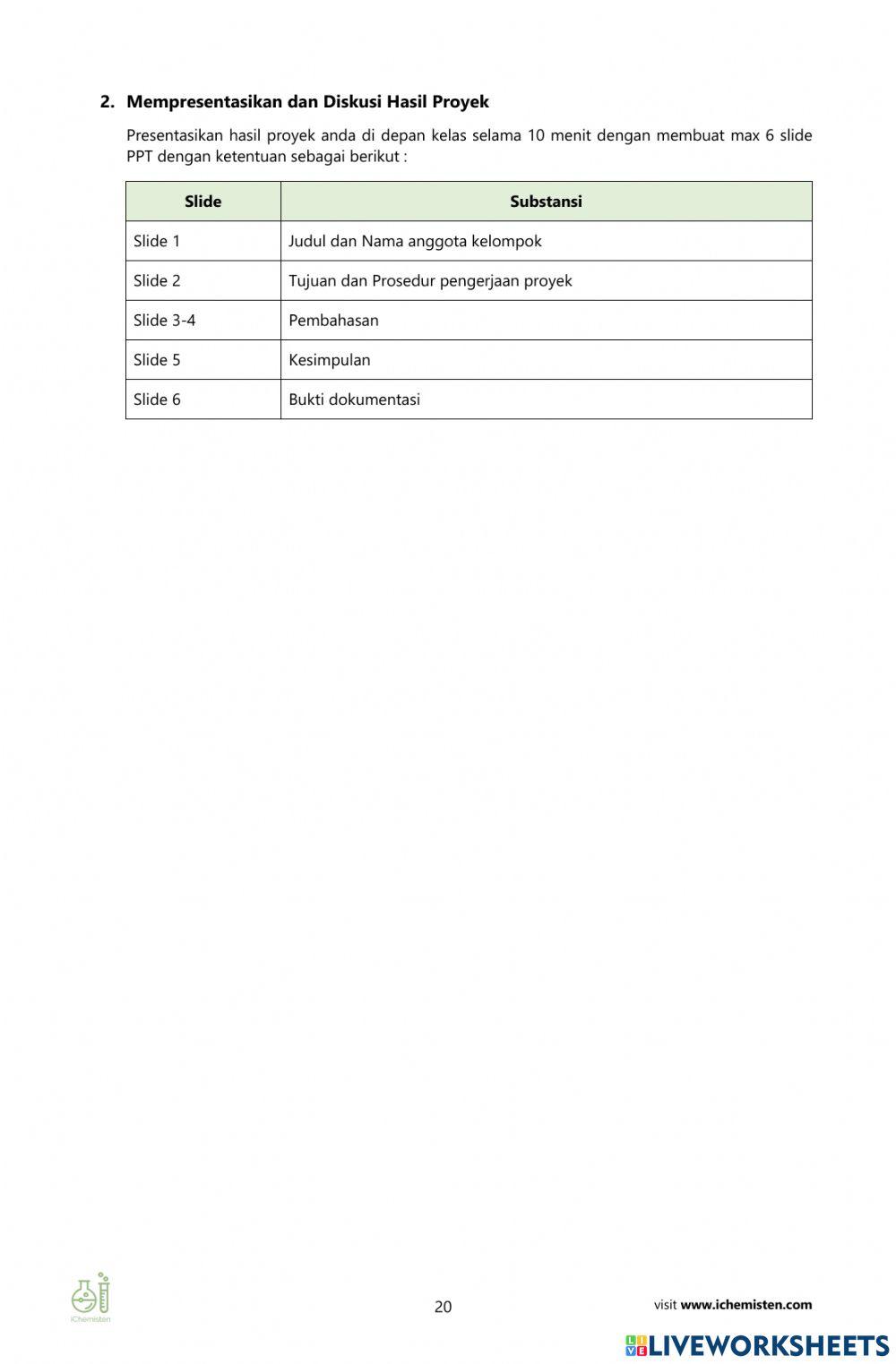 LKPD Asam Karboksilat Ester (PBL - iChemisten)