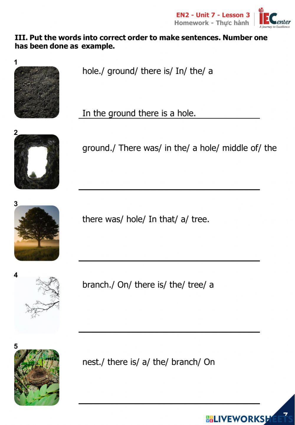 CAM 2 - UNIT 7 - LESSON 3 - BTVN