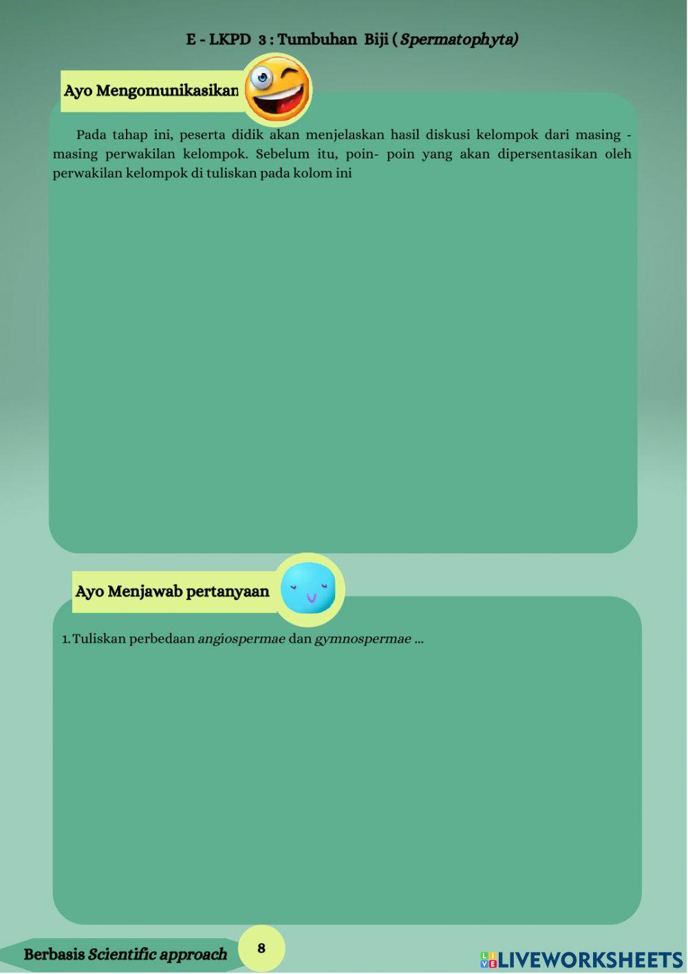 E - lkpd tumbuhan biji