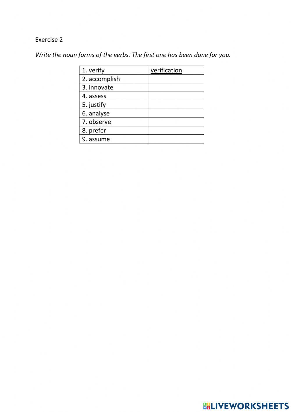 IE3, Unit 6, Grammar and Vocabulary, Exercise 2