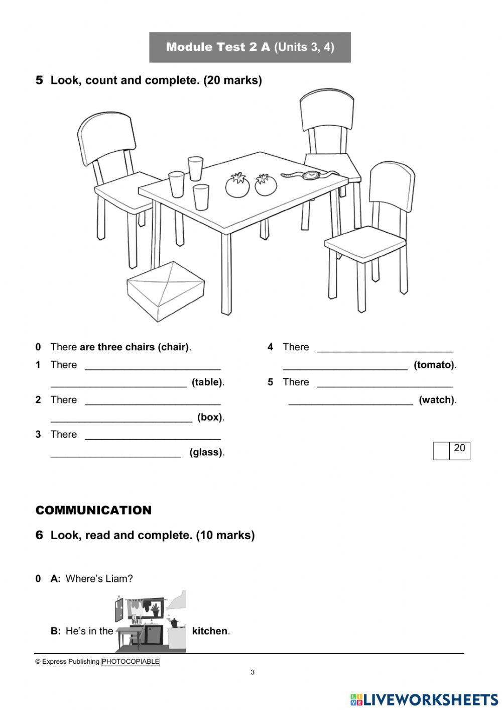 Junior 2 - Module Test 2 A