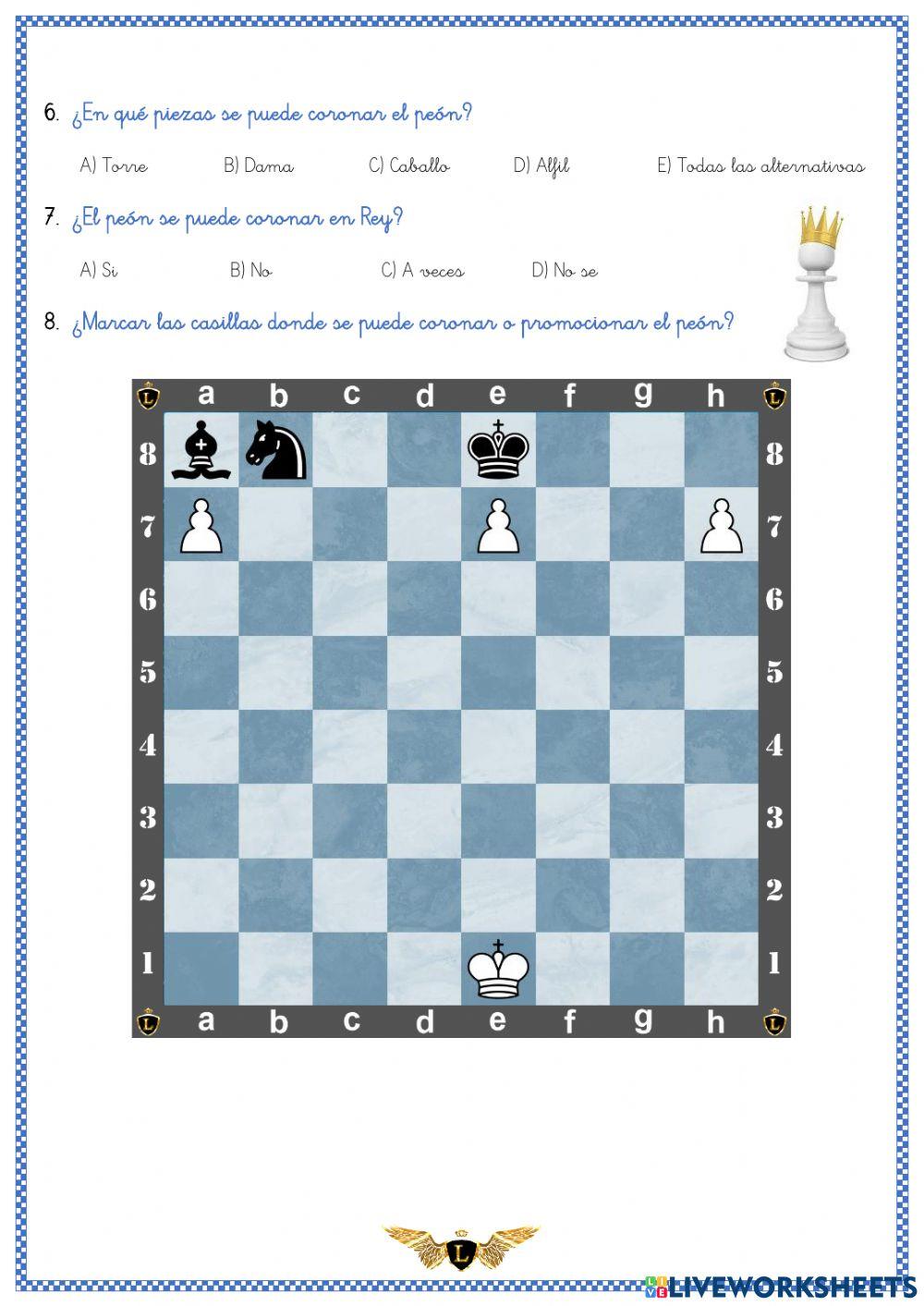 La Familia del Ajedrez: Examen 4