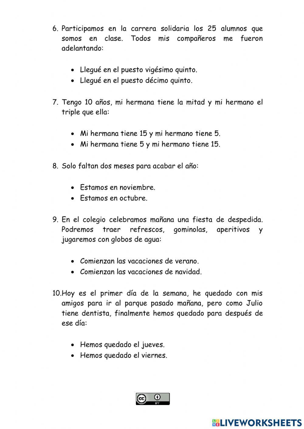 INFERENCIAS VERBALES