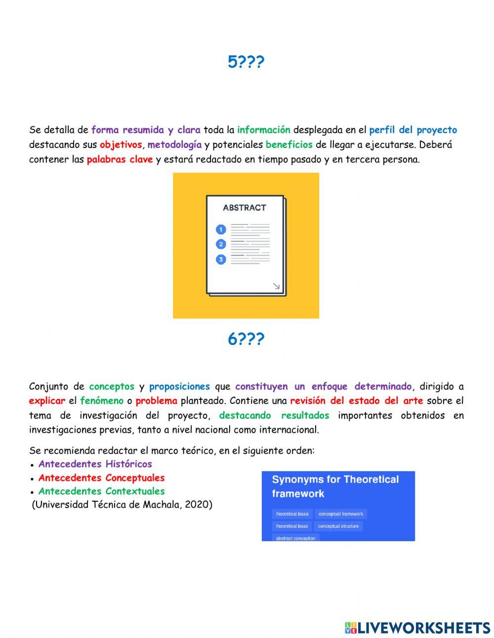 Modelos teóricos para la elaboración de proyectos de investigación