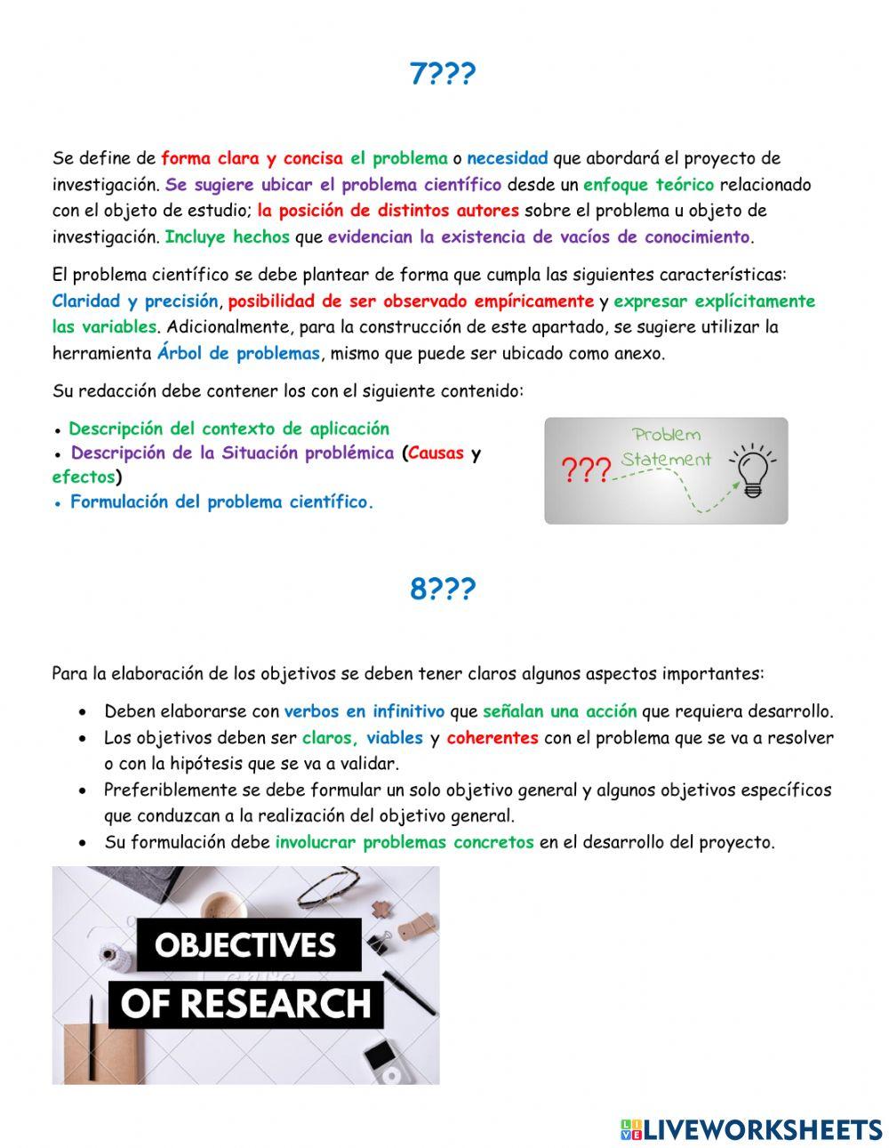 Modelos teóricos para la elaboración de proyectos de investigación