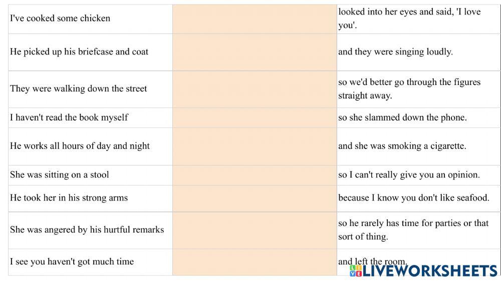 Complex Sentences Matching (1)