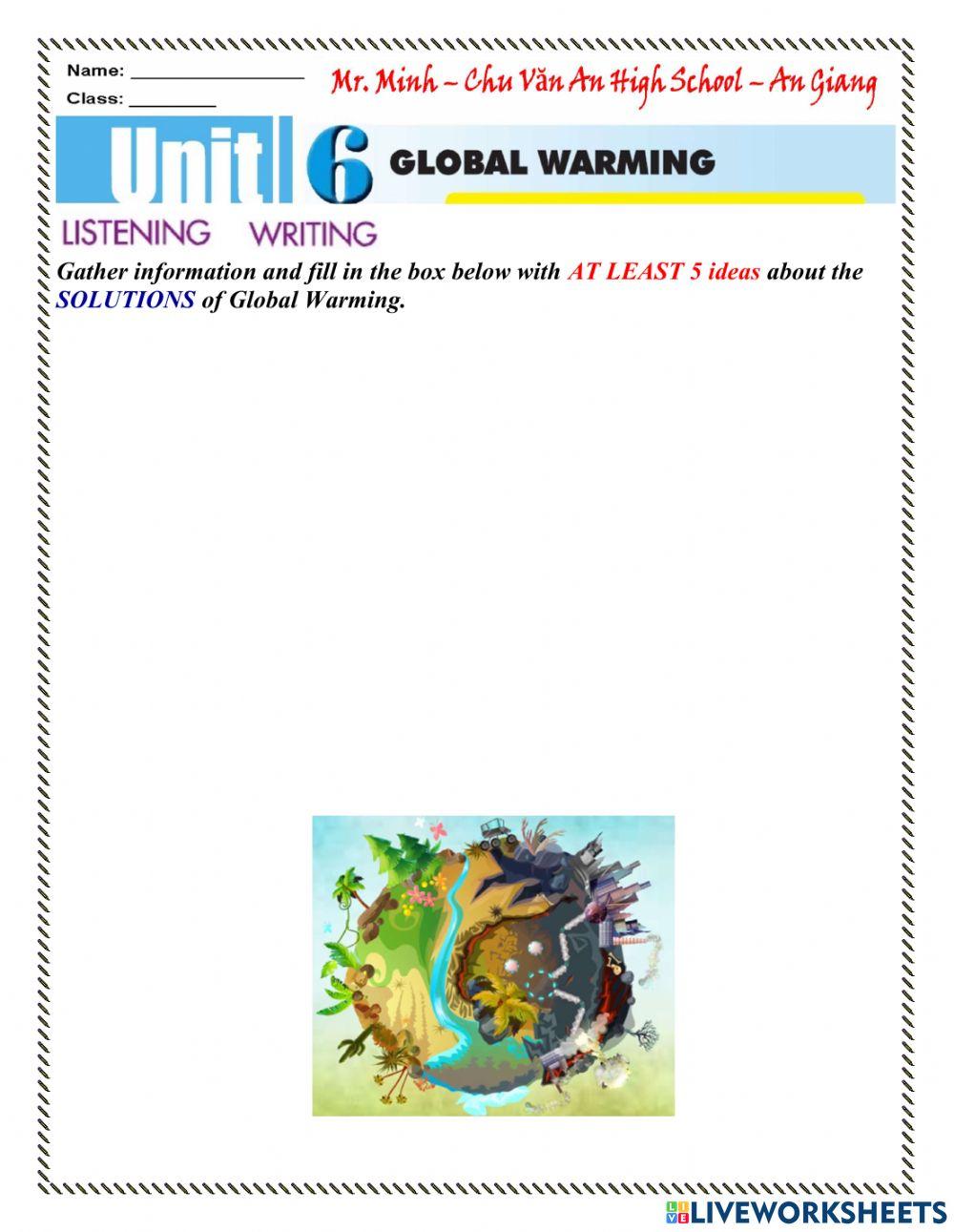 English 11 - Unit 6 - Speaking-Listening-Writing