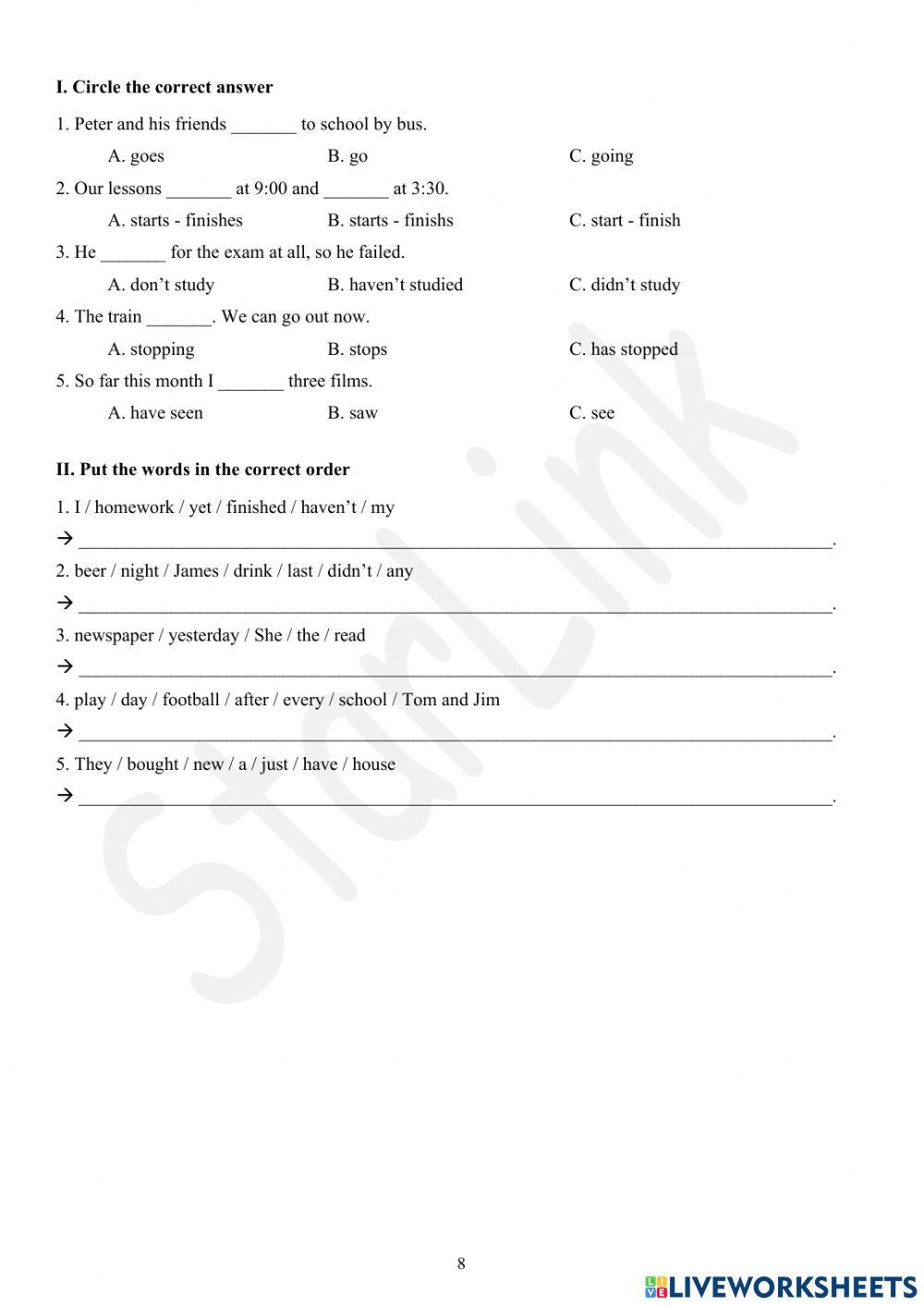 Viet Teacher-S6-WEEK 21-U5-GRAMMAR REVISION