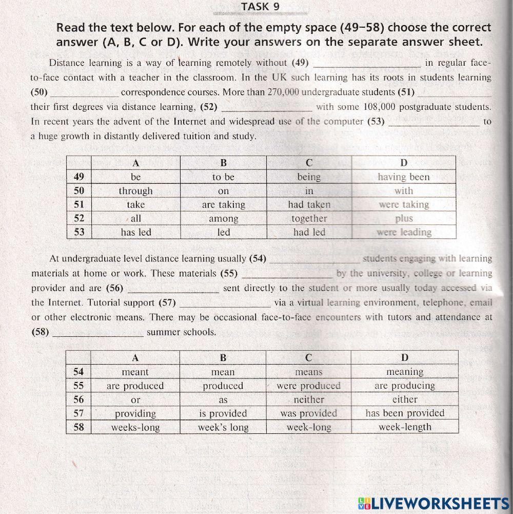 Use of English Extra 1-9