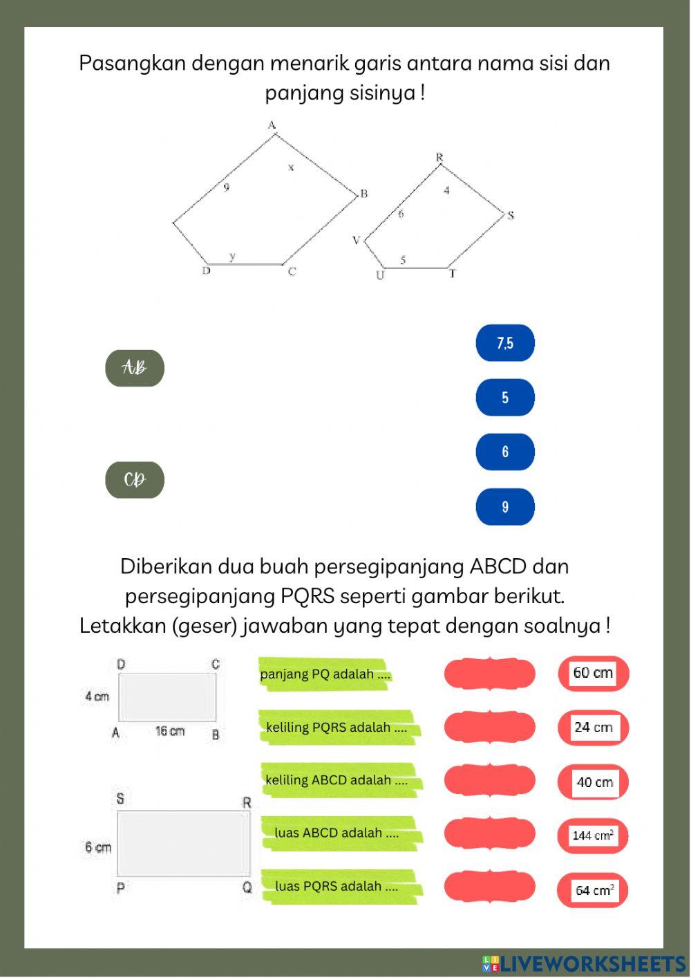 Kesebangunan bangun datar