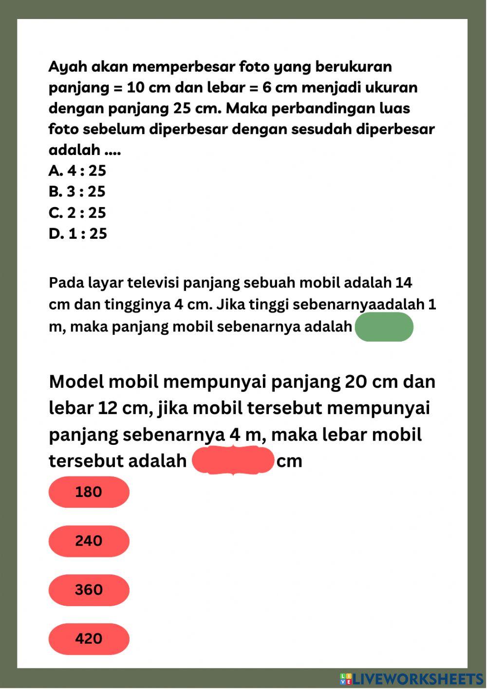 Kesebangunan bangun datar