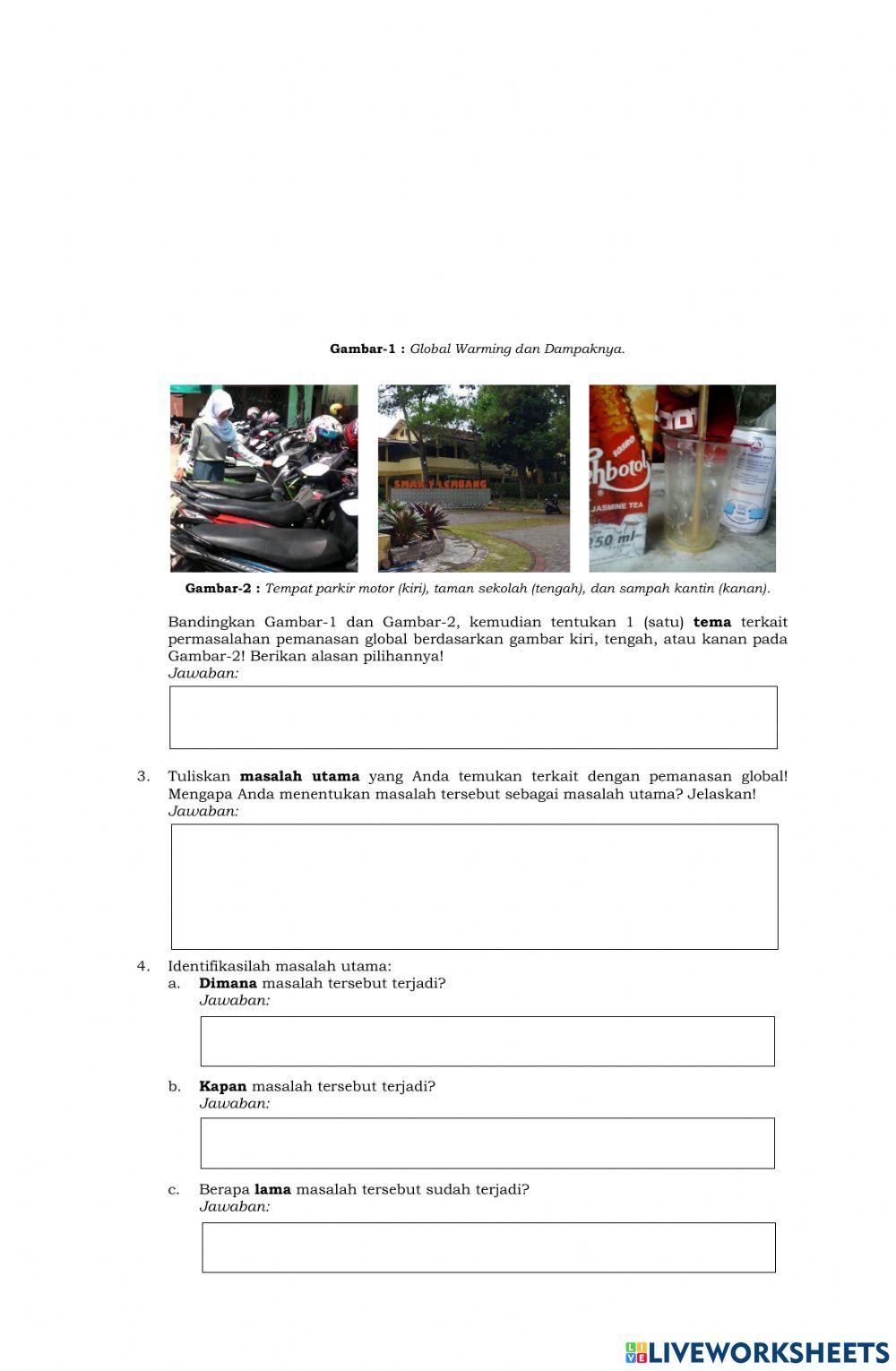 LKPD 1 Pemanasan Global