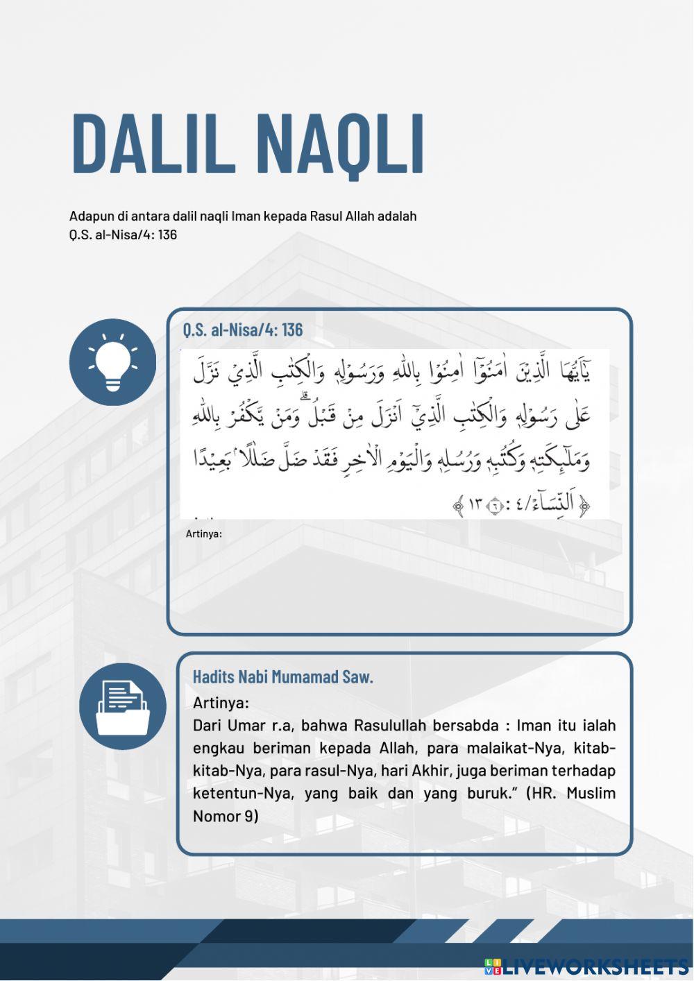 LKPD-Meneladani Rasul Allah dengan Perilaku Santun