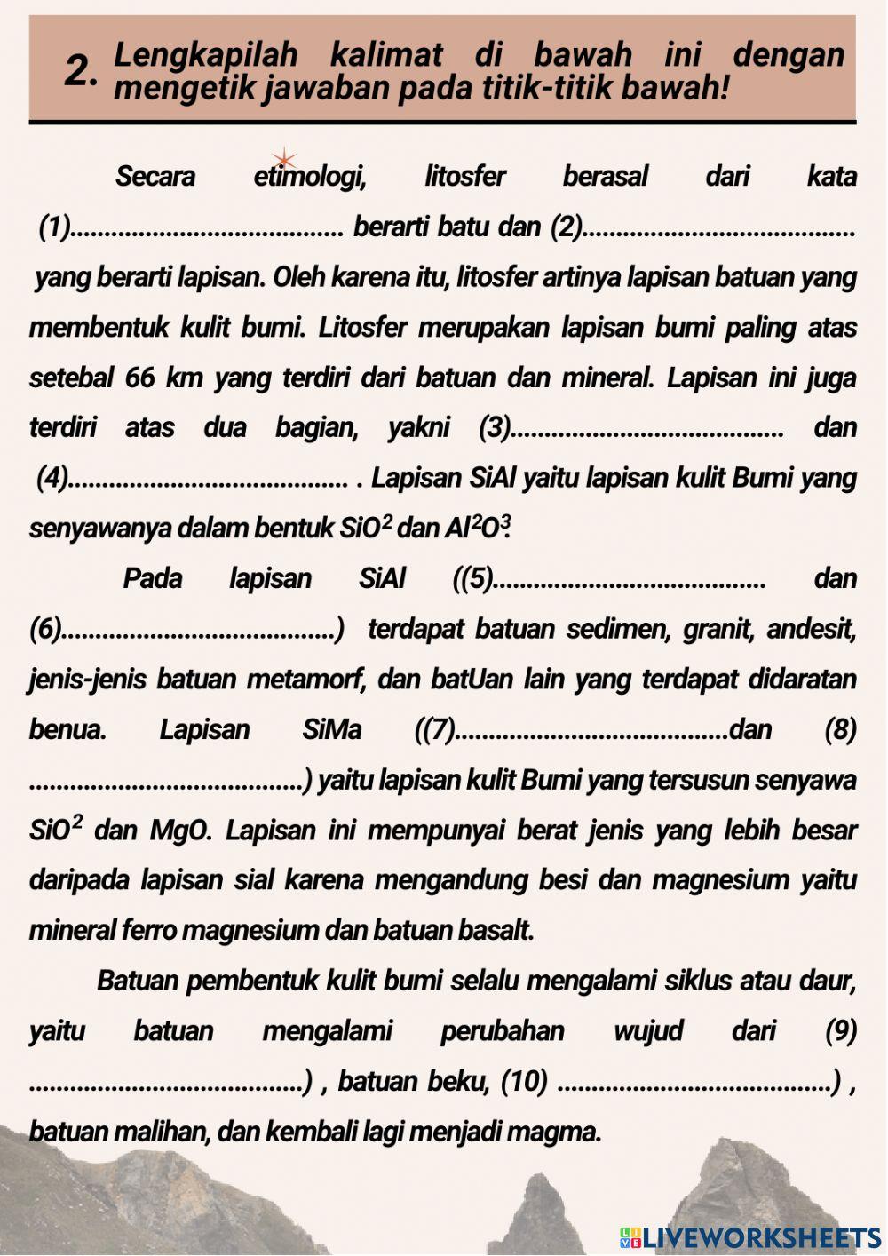 Lkpd 1 dinamika litosfer