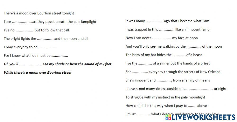 Moon over Bourbon street