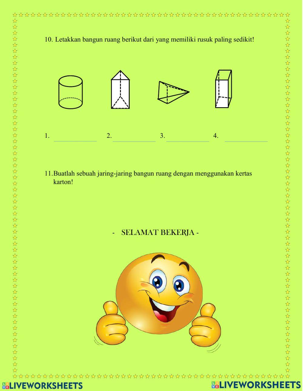 LKPD 1 sifat Bangun ruang