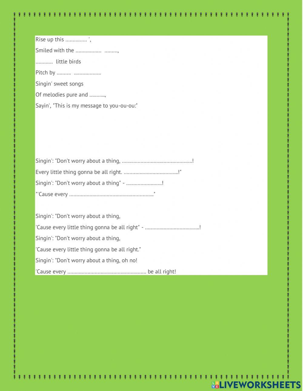 The Three Little Birds