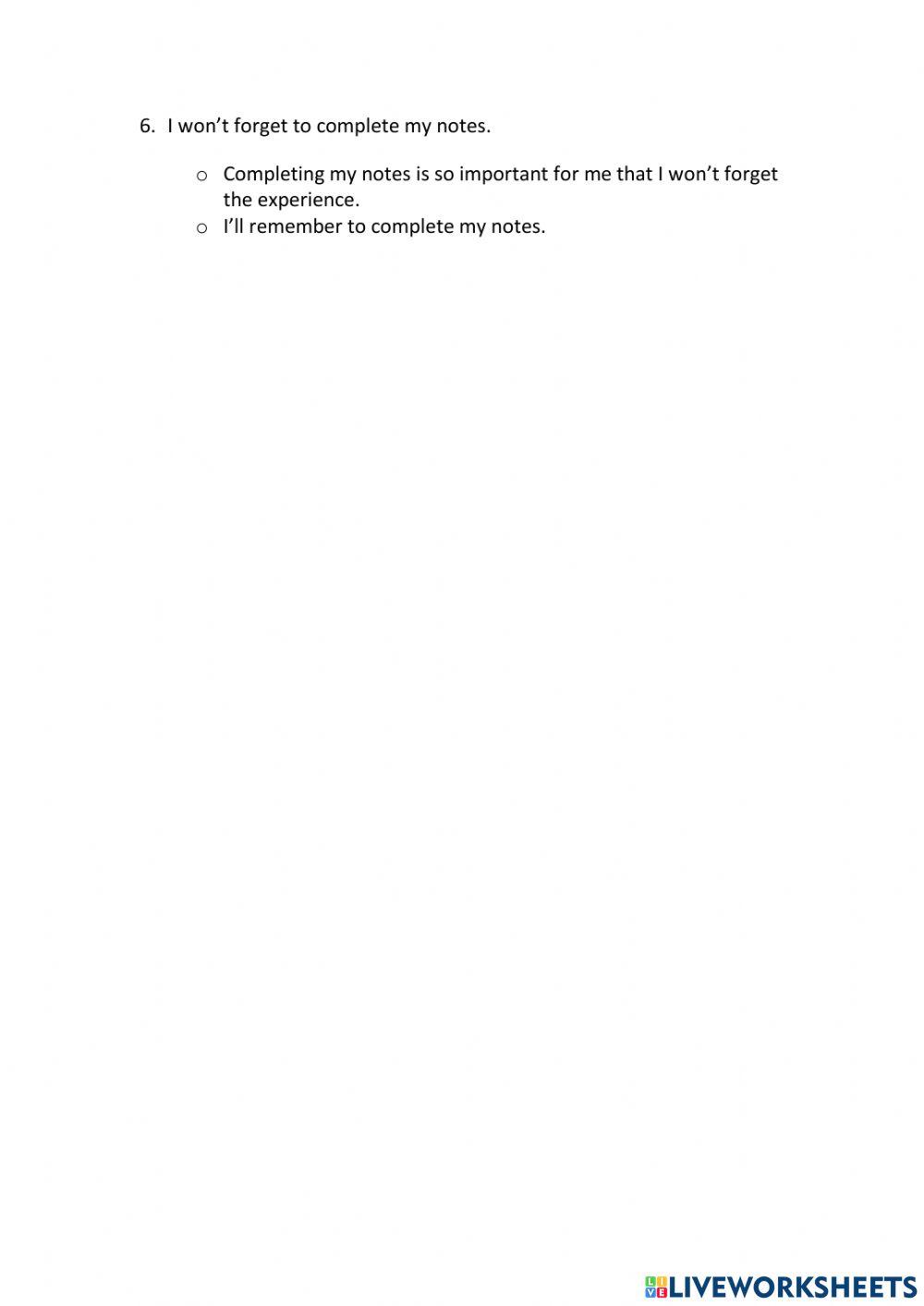 IE3, Unit 6, Grammar and Vocabulary, Exercise 8