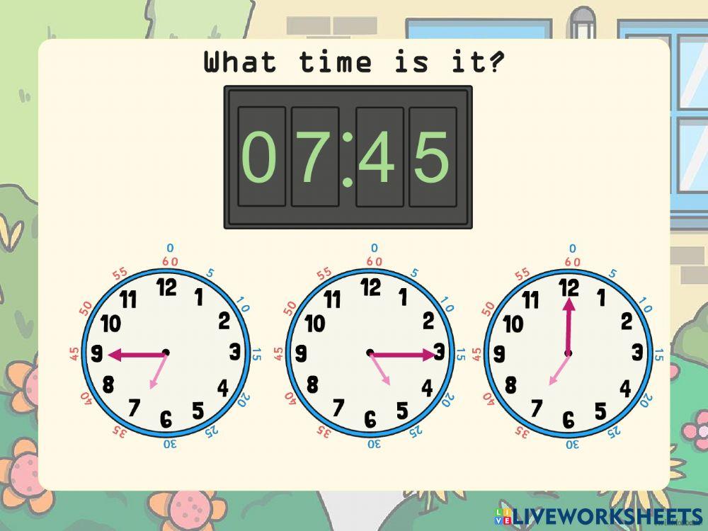 What's the time?
