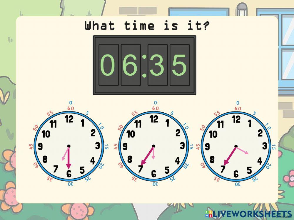 What's the time?