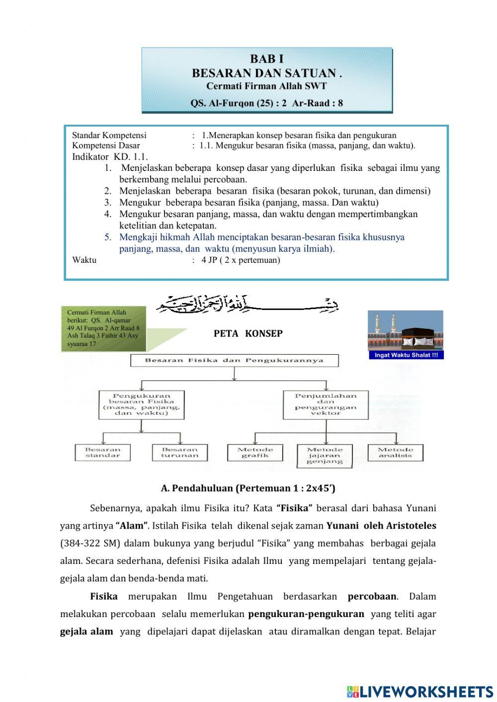 Lkpd besaran dan satuan